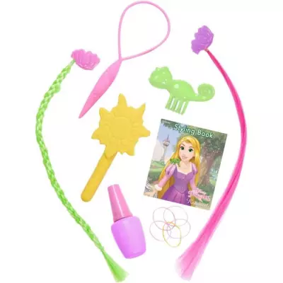 Tete a coiffer - DISNEY - Raiponce Deluxe - 12 accessoires - Faux flac