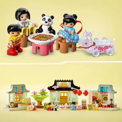 LEGO DUPLO 10411 Découvrir la Culture Chinoise, Jouet Éducatif, Pand