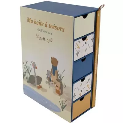 Coffret - DOMIVA - AU FIL DE L'EAU - Boîte a trésors + Journal de na