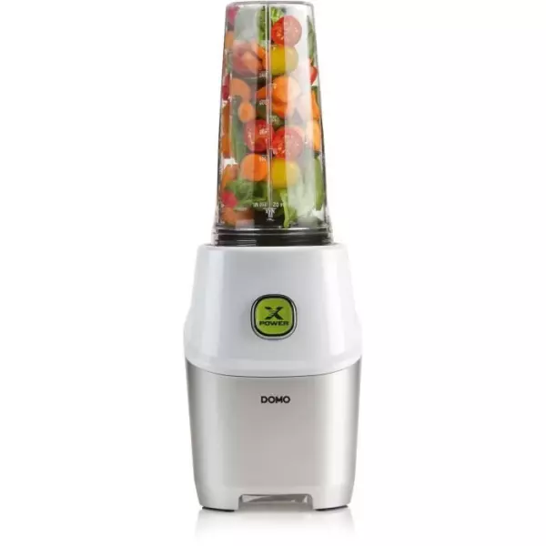 Xpower Blender - DOMO - DO700BL - 1000 W - 3 bouteilles - 10 pieces - Gris