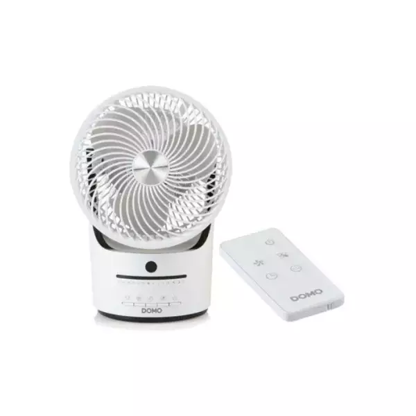 Ventilateur de table - DOMO - DO8148 - 45 W - Blanc - 3 vitesses - Oscillation 360°