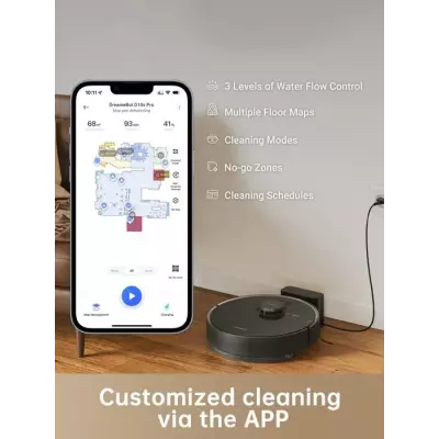 Dreame D10s Pro Robot Aspirateur et Serpillere avec Action IA - Naviga