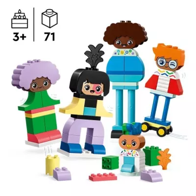 LEGO 10423 DUPLO My Town Characters to Build with Different Emotions,