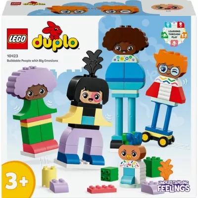 LEGO 10423 DUPLO My Town Characters to Build with Different Emotions,