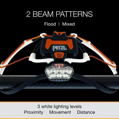 Lampe frontale multi faisceaux - PETZL - IKO CORE - 500 lumens - Bande