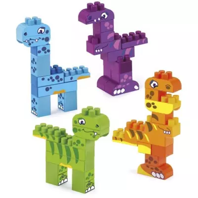 Coffre Dinosaures Abrick 150 pieces - Ecoiffier - Jeu de Construction