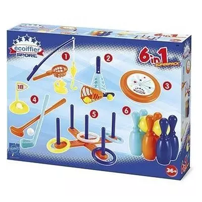 Coffret sport 6 en 1 ECOIFFIER - Jeux de sport pour enfant des 18 mois