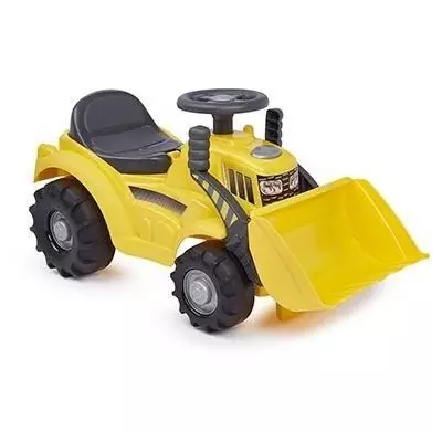 Porteur Tracto pelle - ECOIFFIER - Jaune - Pour Enfant de 12 a 36 mois