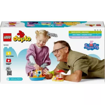 LEGO DUPLO 10432 Le Voyage en Bateau de Peppa Pig - Set de Jeu de Bain