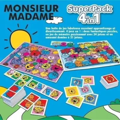 2 jeux éducatifs basiques et 2 puzzles - EDUCA - Educa Superpack Mons