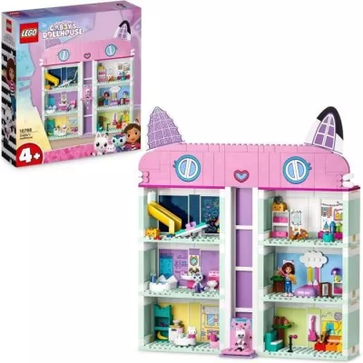 LEGO 10788 Gabby's Magical House, Dolls House Toy with Minifigures