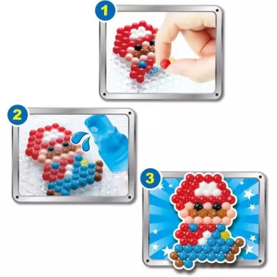 Le kit Super Mario - AQUABEADS - Perles qui collent avec de l'eau