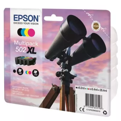 EPSON Multipack 502 XL - Jumelles - Noir, Cyan, Jaune, Magenta (C13T02