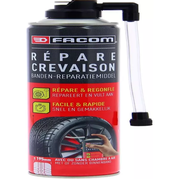 FACOM Répare crevaison - Avec ou sans chambre a air 195mm - 400 ml