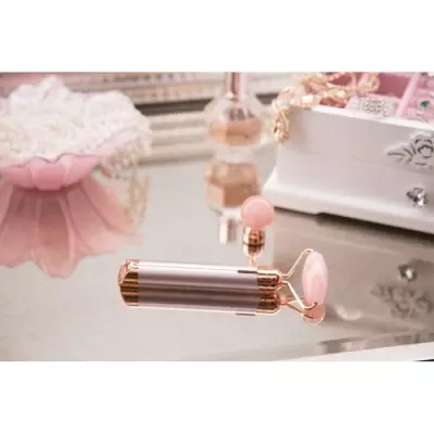 Roller Visage en Quartz Rose Finishing Touch Flawless Contour - 2 embo