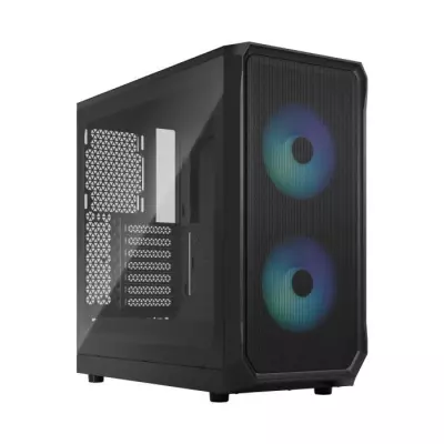 Boîtier PC FRACTAL DESIGN Focus 2 RGB Black TG Clear Tint