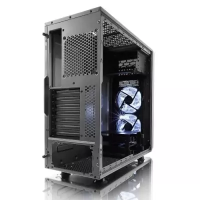 FRACTAL DESIGN BOITIER PC Focus G - Noir - Verre trempé - Format ATX