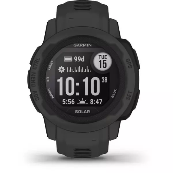 Montre connectée - GARMIN - Instinct 2S Solar - Graphite