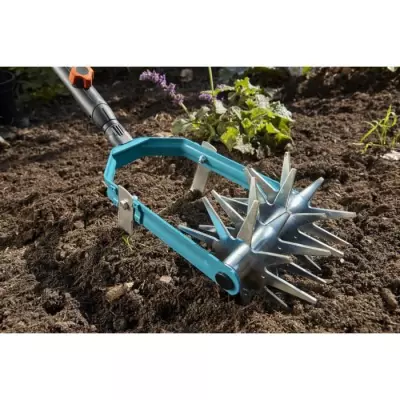 GARDENA Émietteur-sarcleuse 14cm Combisystem – Acier galvanisé hau