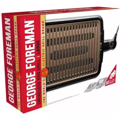 Grill barbecue sans fumée - GEORGE FOREMAN - 25850-56 - 1350 W - 172