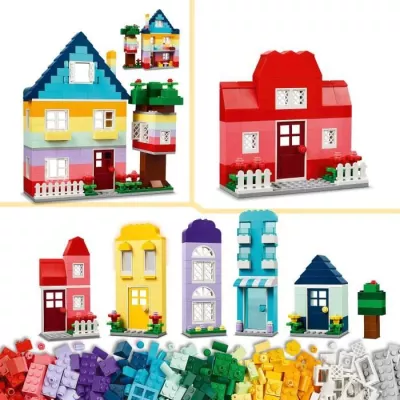 LEGO 11035 Classic Creative Houses, Toy for Boys and Girls Ages 4, Bui