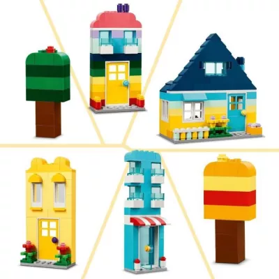 LEGO 11035 Classic Creative Houses, Toy for Boys and Girls Ages 4, Bui