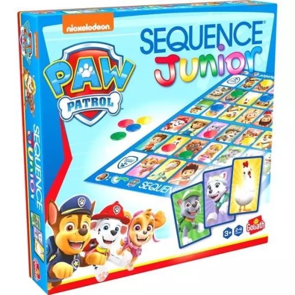 Jeu de société - GOLIATH - Sequence Junior Pat'Patrouille - Jeu familial des 3 ans