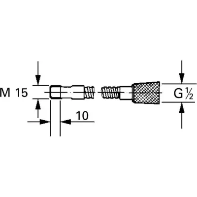 Flexible de douchette RELEXAFLEX pour mitigeurs évier - GROHE - Chrom