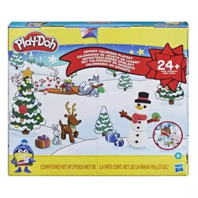 Calendrier de l'Avent PLAY-DOH - 24 surprises - 24 Pots de pâte - tap