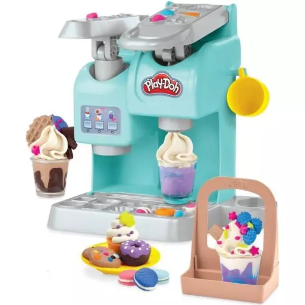 Play-Doh Mon super café, Pâte a modeler, Machine a café jouet pour enfants des 3 ans, Kitchen Creation