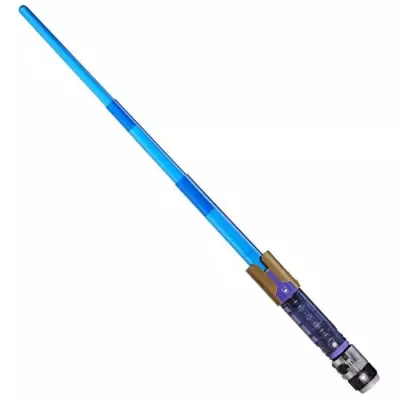 Sabre laser électronique Maître Jedi Sol, bleu personnalisable offic