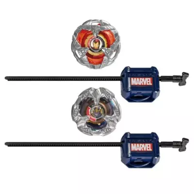 Beyblade X Multipack Toupie Iron Man 4-80B vs. Thanos 4-60B, Marvel ,