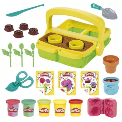 Play-Doh Mon Jardin de Fleurs, Coffret de pâte a modeler, Des 3 ans