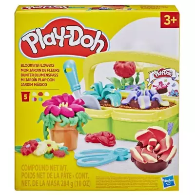 Play-Doh Mon Jardin de Fleurs, Coffret de pâte a modeler, Des 3 ans