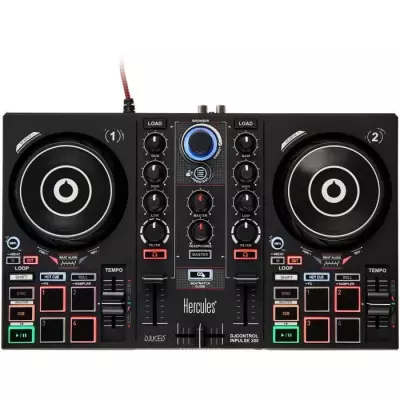 HERCULES DJLEARNING KIT MK2 - Kit DJ tout-en-un pour apprendre a mixer