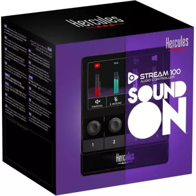 Audio Controller - HERCULES - STREAM 100 - Pilotage simple et intuitif