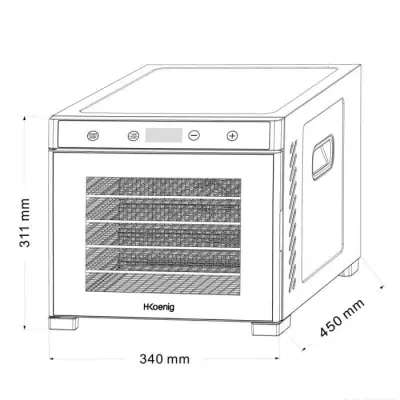 Déshydrateur H.koenig DSY900