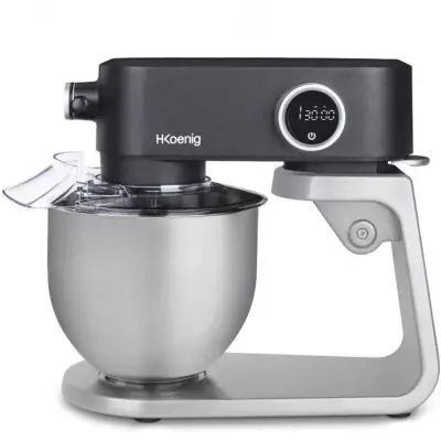 Robot pâtissier - H.Koenig - KM120 - 800 W - Bol inox 5 L - 8 vitesse