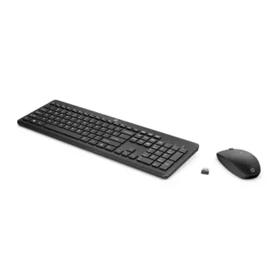 Ensemble clavier et souris sans fil - HP - 230 - Noir - USB - QWERTY