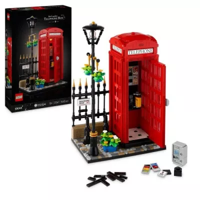 LEGO Ideas 21347 Cabine Téléphonique Londonienne Décoration Maison