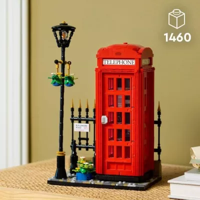 LEGO Ideas 21347 Cabine Téléphonique Londonienne Décoration Maison