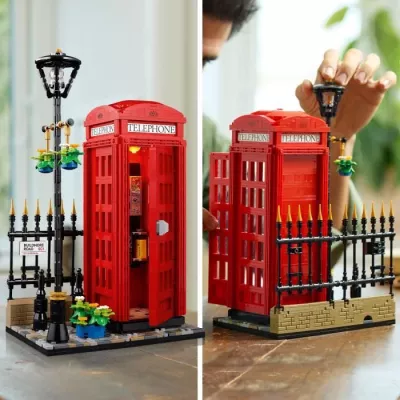 LEGO Ideas 21347 Cabine Téléphonique Londonienne Décoration Maison