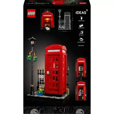 LEGO Ideas 21347 Cabine Téléphonique Londonienne Décoration Maison