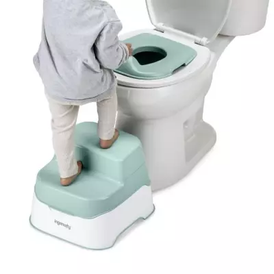 INGENUITY Pot, réducteur de toilette et marche pied 3 en 1