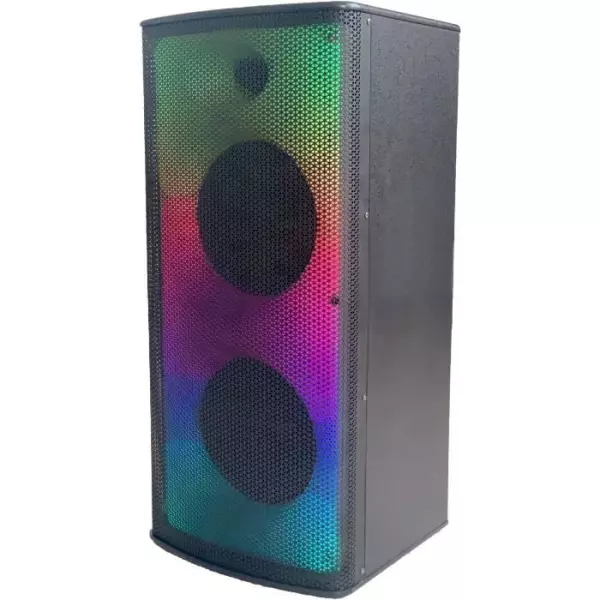 INOVALLEY MS05XXL - Enceinte lumineuse karaoké Bluetooth 800W - 7 modes lumineux LED - Radio FM,USB, Entrée micro - Ecran LED