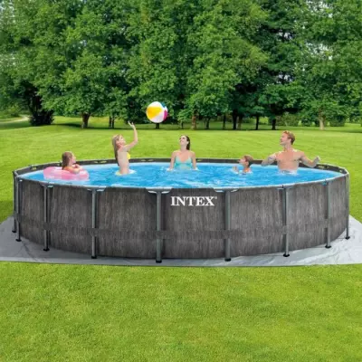 Kit Piscine hors sol tubulaire INTEX - Pris Frame - 549 x 122 cm - Ron