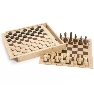 Coffret Jeux de Dames et Echecs