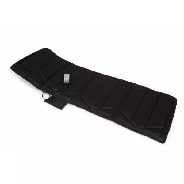 Matelas Massage - JOCCA - 6163 - 100% polyester - 10 moteurs - 5 modes - 172 x 57 x 4cm - Noir