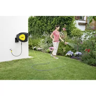 Dévidoir mural automatique KARCHER CR 5330 - Tuyau 30M - Diametre 13m