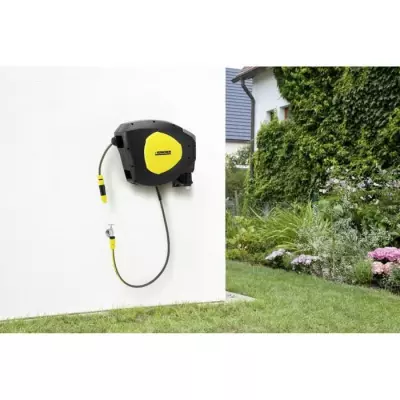 Dévidoir mural automatique KARCHER CR 5330 - Tuyau 30M - Diametre 13m